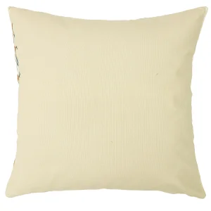 Ardes Flower Embroidered Silk Pillow Case - 4