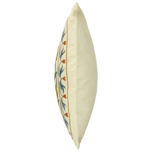 Ardes Flower Embroidered Silk Pillow Case - 3