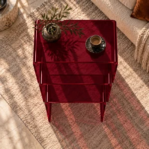 Zygon Acrylic Nesting Table Set · Velvet - 9