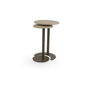 Trio Cream Nesting Side Table Set of 2