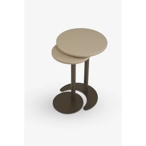 Trio Cream Nesting Side Table Set of 2 - 3