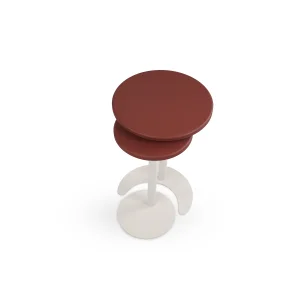 Trio Terracotta and White Nesting Table Set - 3
