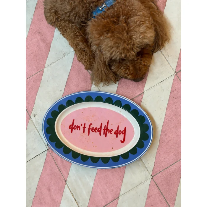 Bad Manners Porcelain Oval Plate - 3
