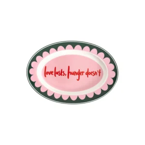 Love Leftovers Porcelain Oval Serving Plate - 1