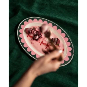 Love Leftovers Porcelain Oval Serving Plate - 4