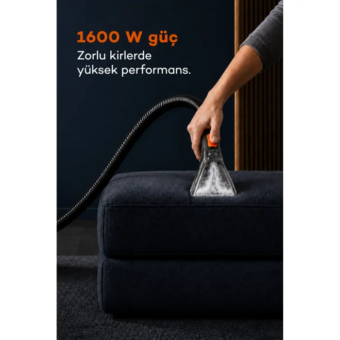 Premium 1600W 20Kpa 120°C Steam Sofa and Carpet Cleaning Machine Vacuum Stain Remover - 5