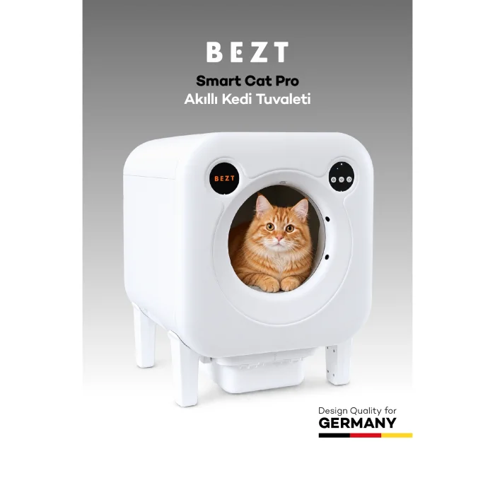 Smart Cat Pro Kameralı Otomatik Akıllı Kedi Tuvaleti - 2