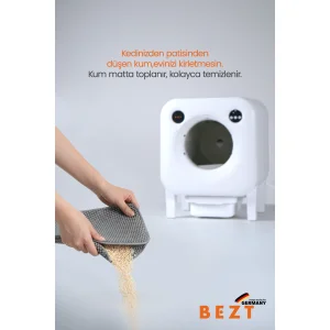 Smart Cat Pro Kameralı Otomatik Akıllı Kedi Tuvaleti - 6