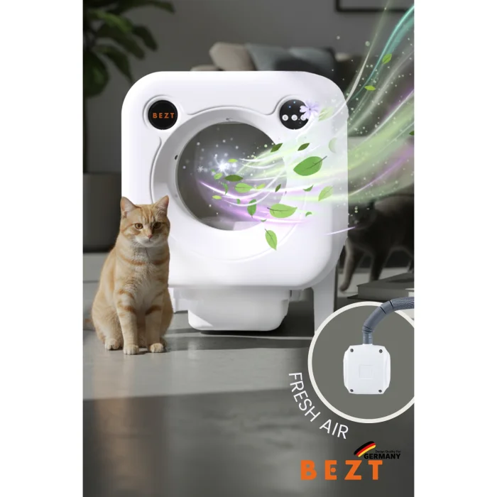 Smart Cat Pro Kameralı Otomatik Akıllı Kedi Tuvaleti - 5