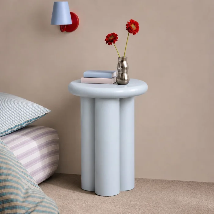 Pole Black Side Table - 3
