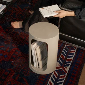 Halo Beige Side Table - 4