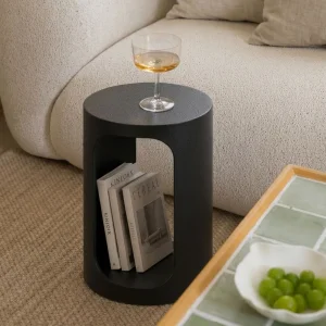 Halo Black Side Table - 2