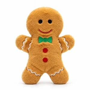 Gingerbread Plush Dog Toy - 1