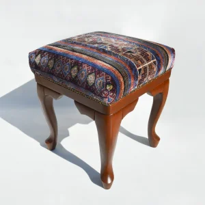 Michelle Handmade Wood Leg Stool - 1