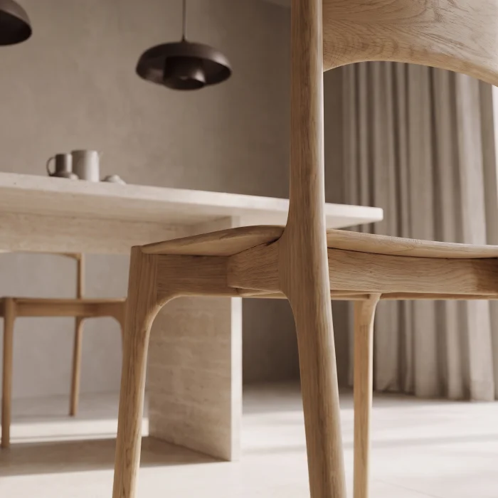 Arvesso Wooden Chair - 5