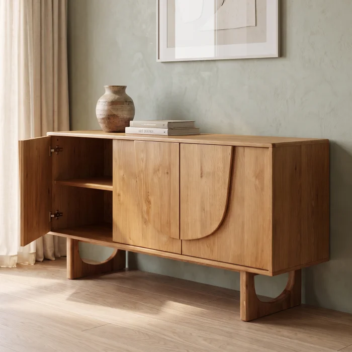 Auviora Wooden Sideboard - 4