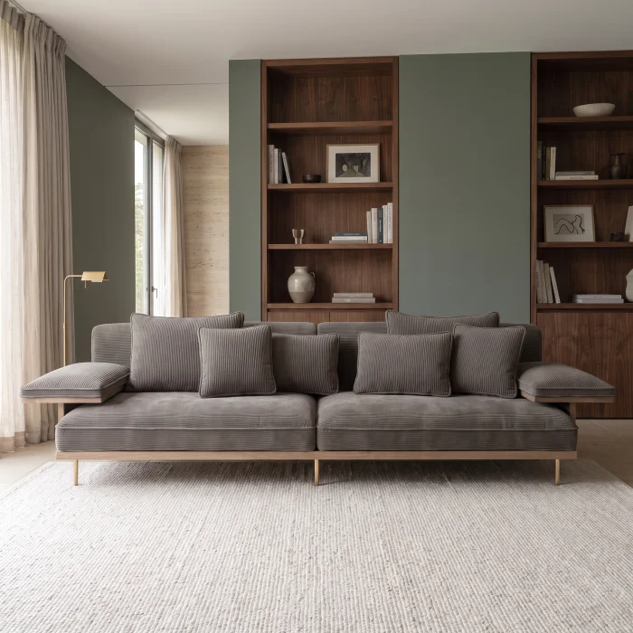Avelor Wooden Sofa - 2