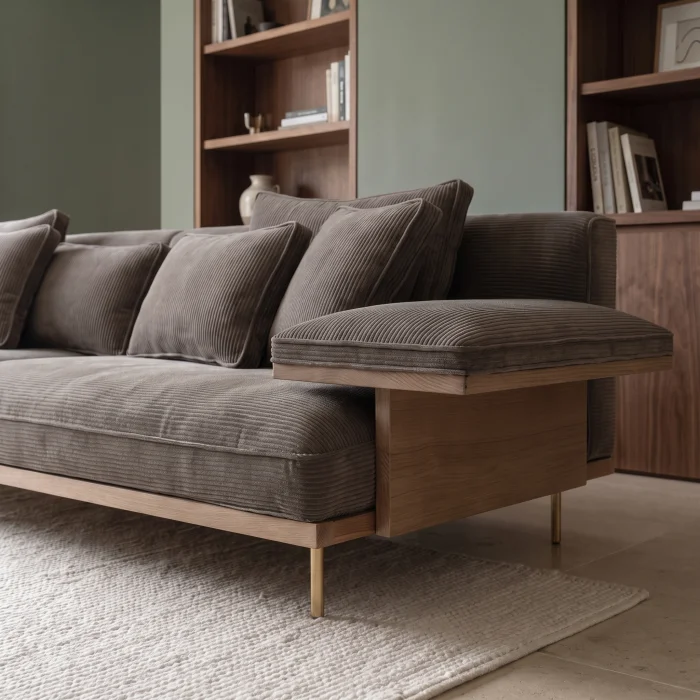 Avelor Wooden Sofa - 4