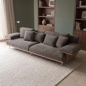 Avelor Wooden Sofa - 3