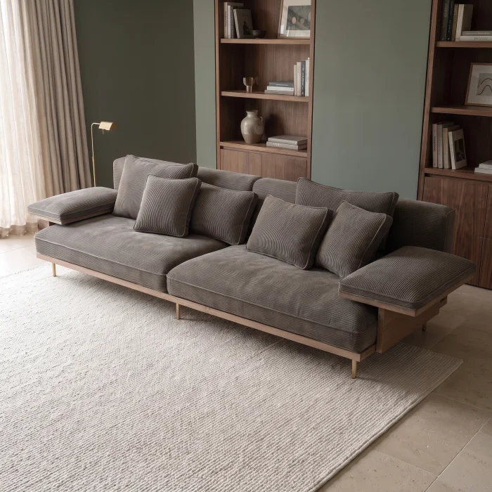 Avelor Wooden Sofa - 3