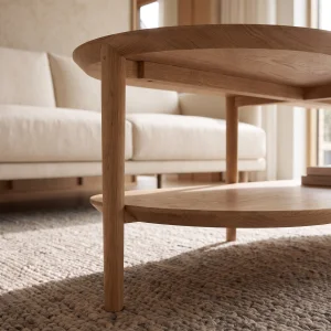 Aven Wooden Coffee Table - 4