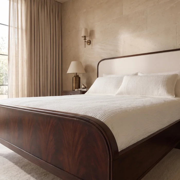 Belmont Walnut Bed Frame - 4