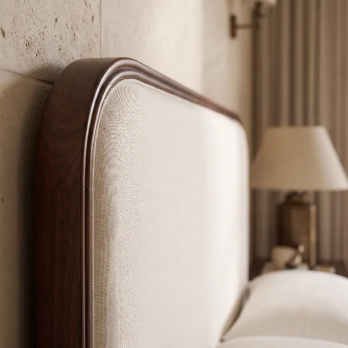 Belmont Walnut Bed Frame - 5
