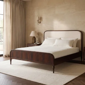 Belmont Walnut Bed Frame - 2