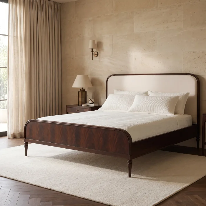 Belmont Walnut Bed Frame - 2