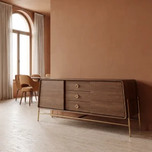 Belvaris Walnut Console - 3