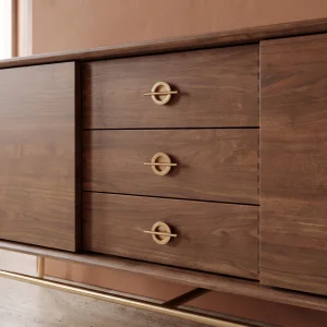 Belvaris Walnut Console - 5