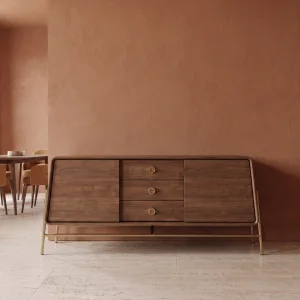 Belvaris Walnut Console - 2
