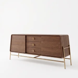 Belvaris Walnut Console - 1
