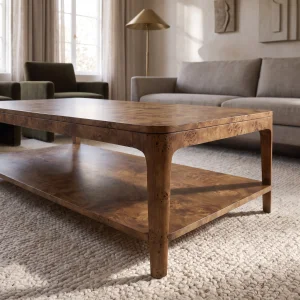 Brena Walnut Coffee Table - 3
