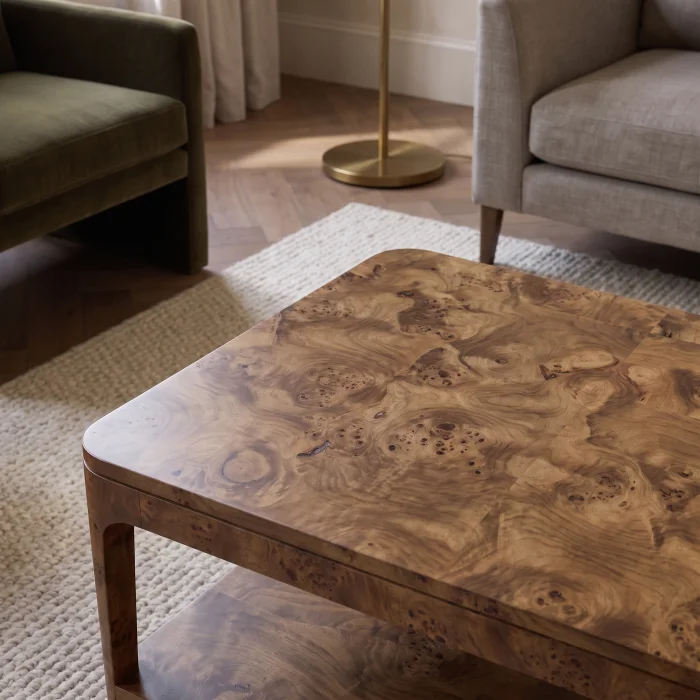Brena Walnut Coffee Table - 4