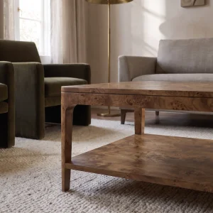 Brena Walnut Coffee Table - 5