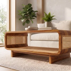 Calora Wooden Coffee Table - 3