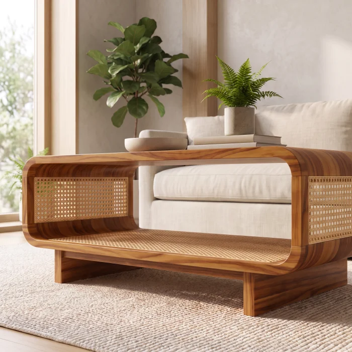 Calora Wooden Coffee Table - 3