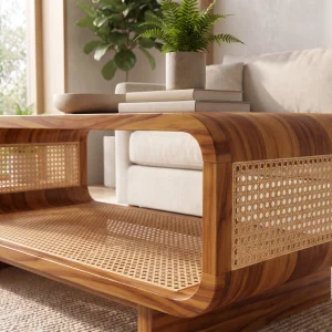 Calora Wooden Coffee Table - 5