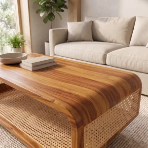 Calora Wooden Coffee Table - 4