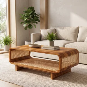 Calora Wooden Coffee Table - 2