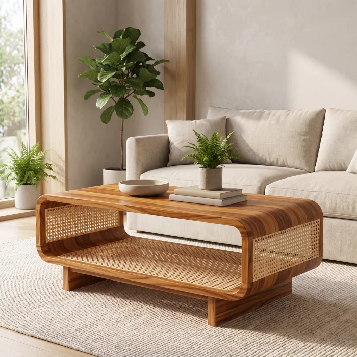 Calora Wooden Coffee Table - 2