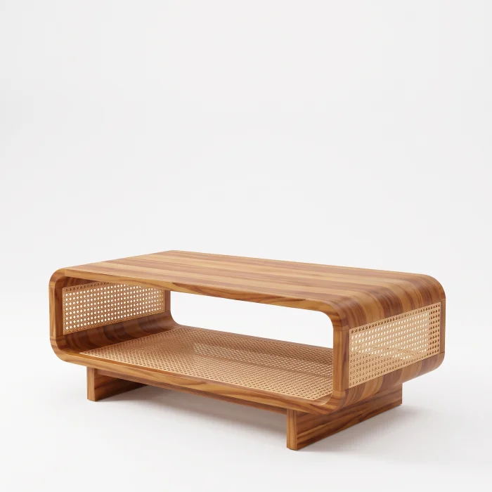 Calora Wooden Coffee Table - 1