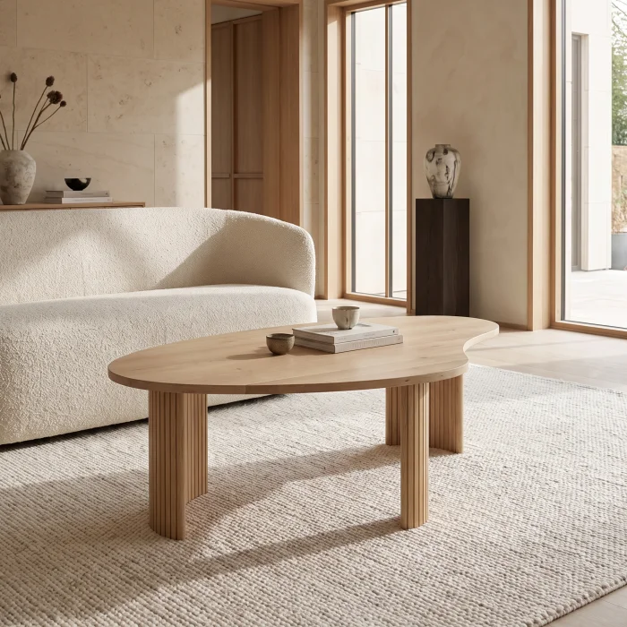 Elara Wooden Coffee Table - 2