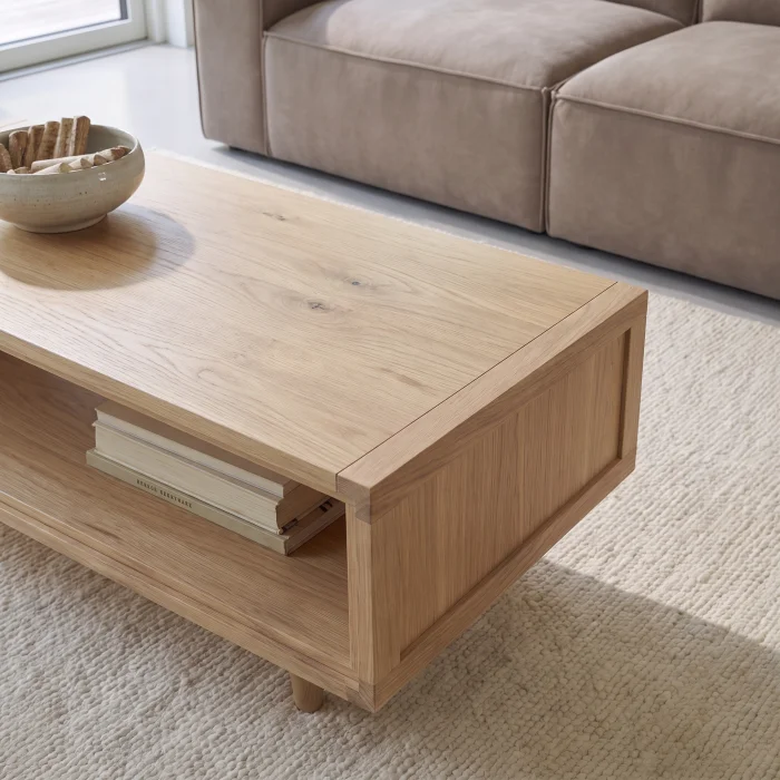 Elda Wooden Coffee Table - 4
