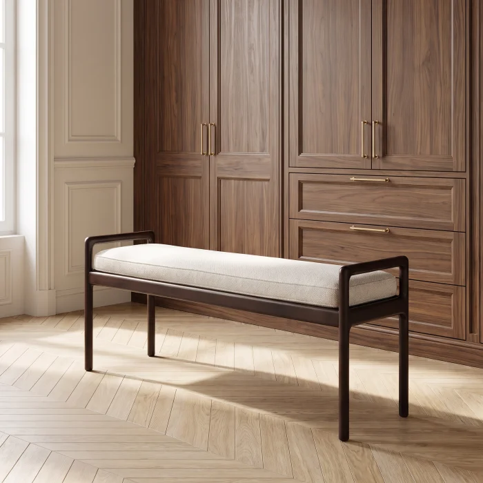 Elian Walnut Bench - 2