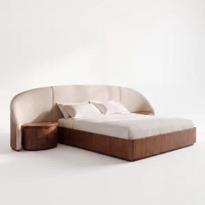 Eloria Wooden Bed Frame - 1