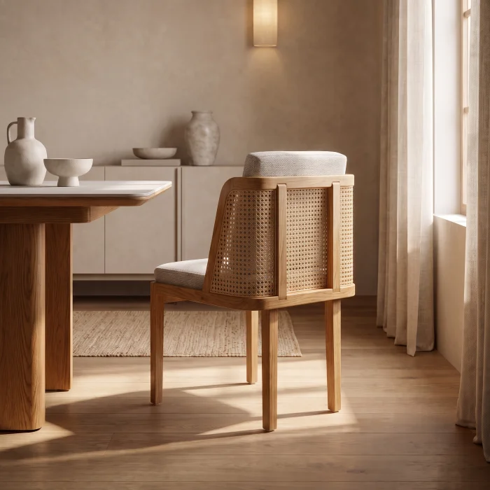 Elvora Wooden Chair - 4