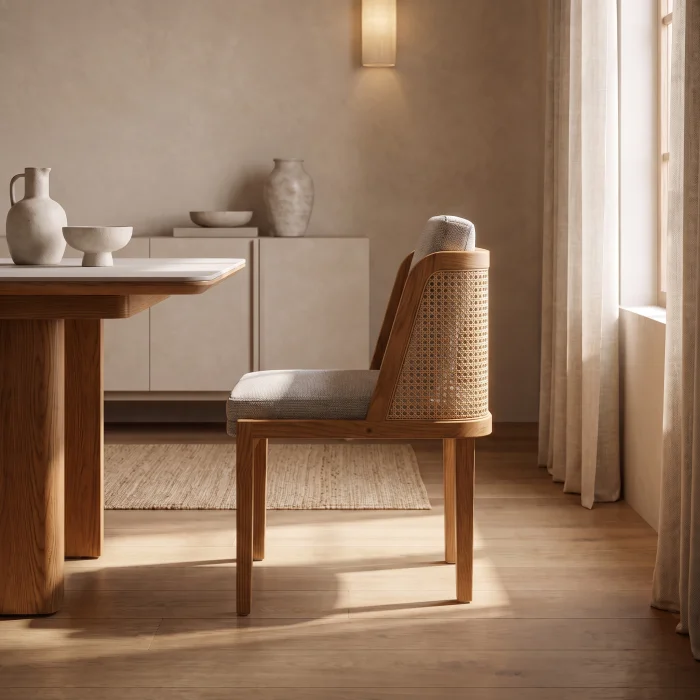 Elvora Wooden Chair - 3