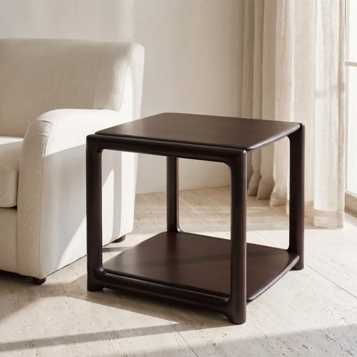 Etna Wooden Side Table - 2
